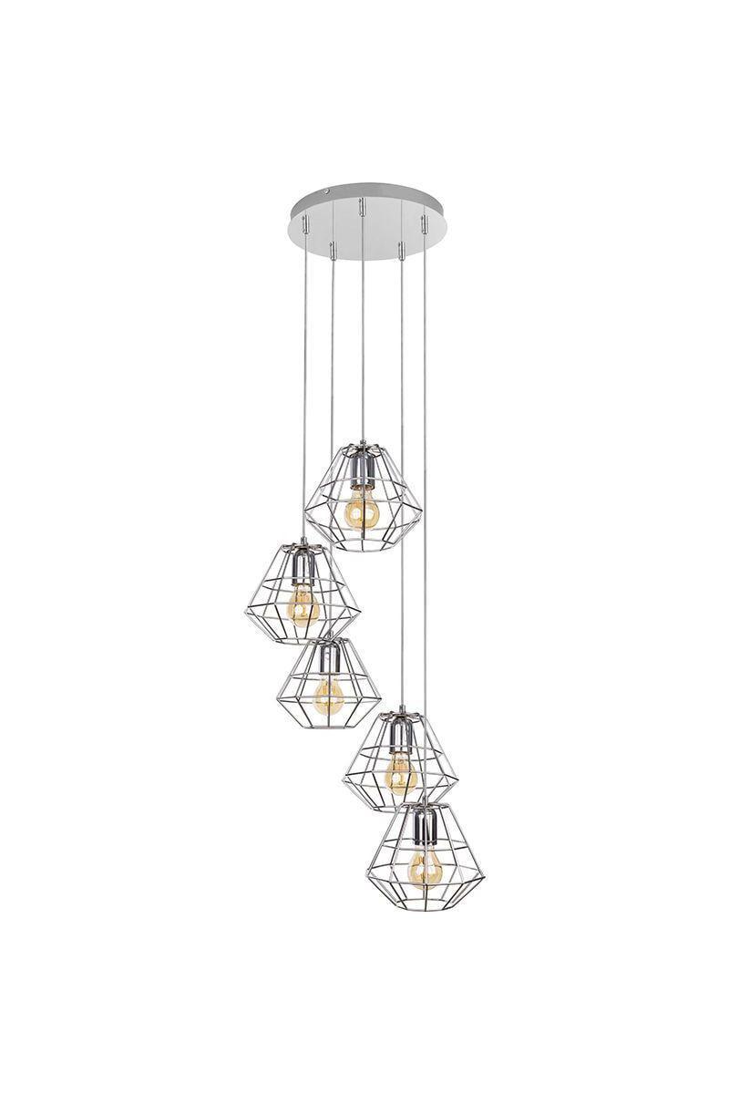 Підвісний світильник TK Lighting Diamond silver (4289)