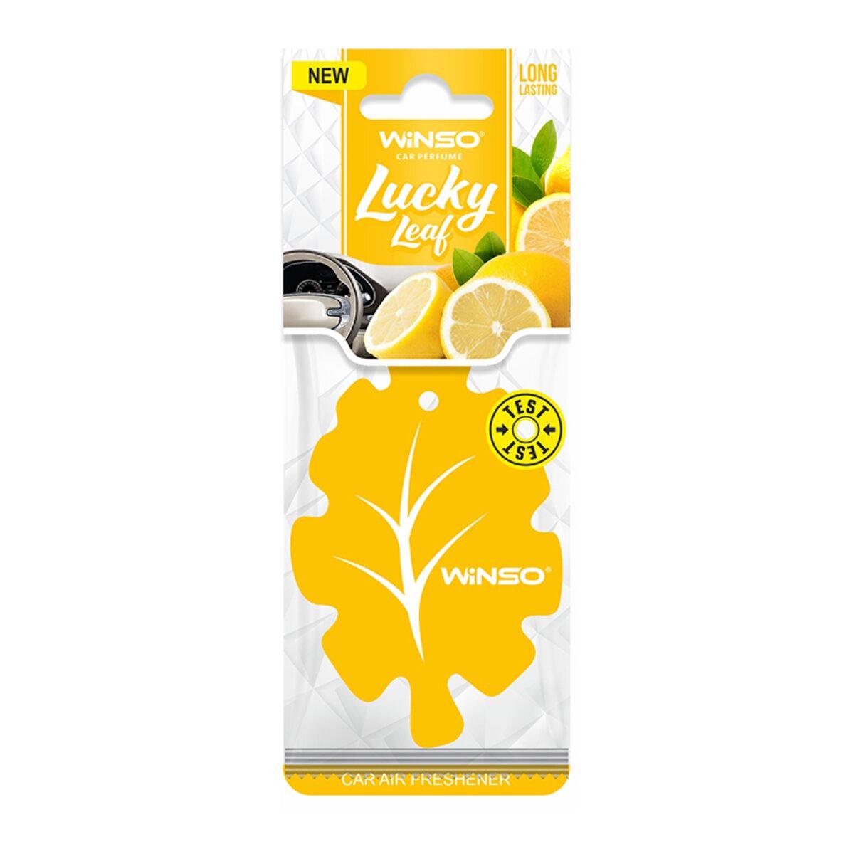 Освежитель воздуха Winso Lucky Leaf целлюлозный ароматизатор Lemon (7091)