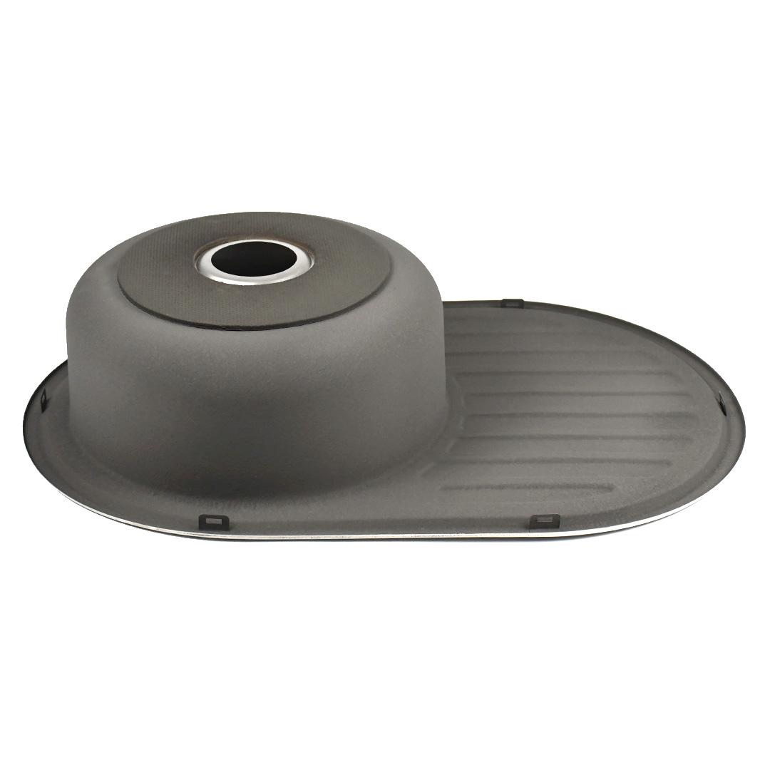 Мойка кухонная Lemax нержавеющая сталь сифон (LE-5003 CH) - фото 3