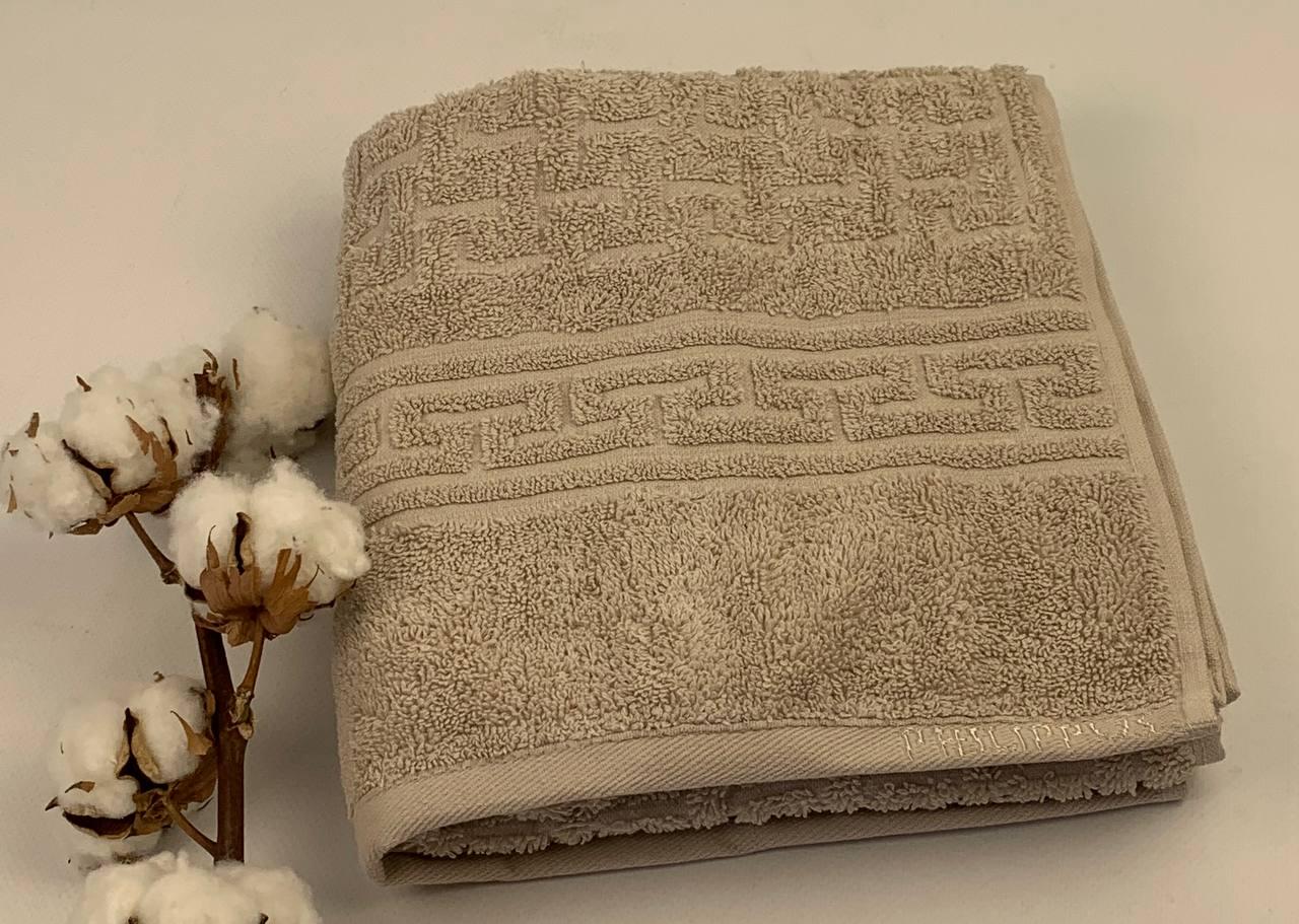 Рушник Philippus Delux Cotton Bali 50x90 см Бежевий (CN34691)