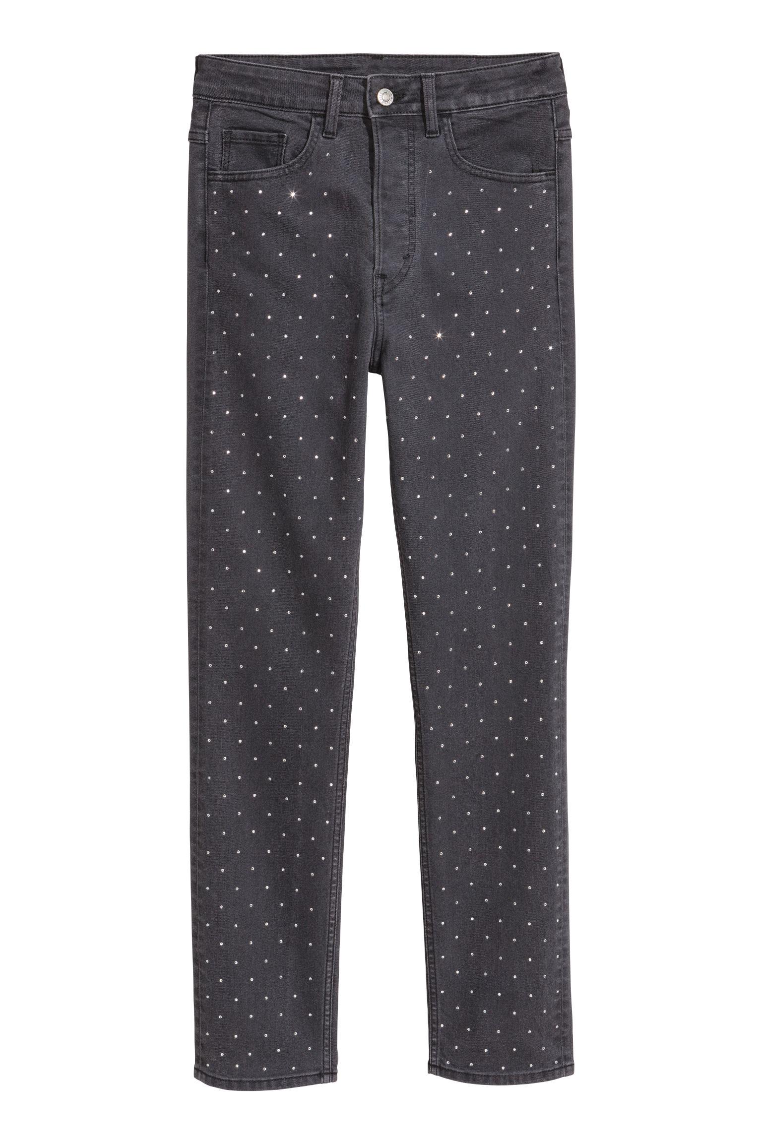 Джинсы H&M р. 25 Черный (312557241)