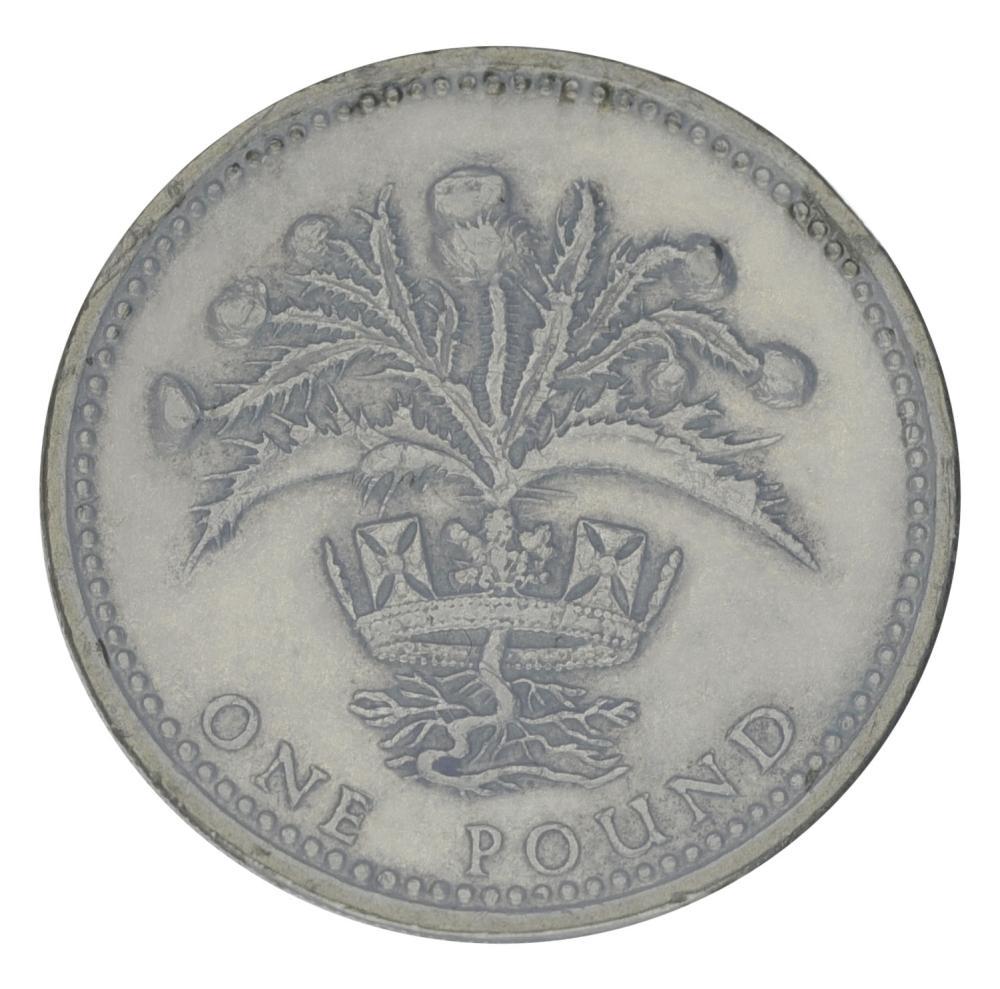 Коллекционная монета Великобритания 1 фунт 1989 F-VF (М21804)