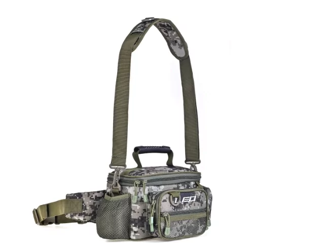 Сумка спиннингиста для рыбалки Leo на пояс и через плечо (1774529947) - фото 3