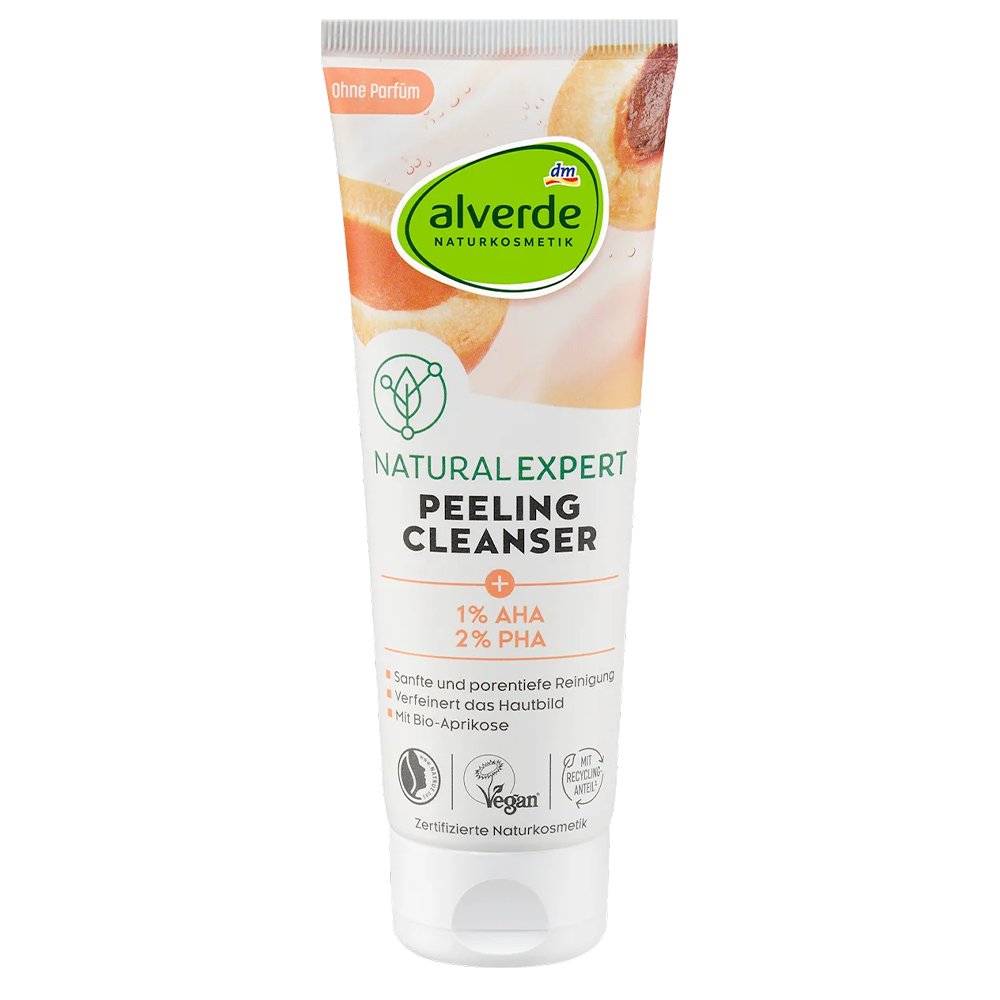 Пилинг очищающий Alverde Naturkosmetik Natural Expert с 1% AHA и 2% PHA кислотами 125 мл (EPI-15102025-145)
