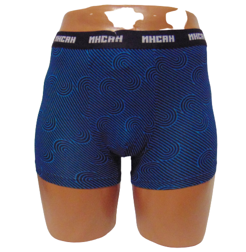Трусы мужские боксеры Инсан 18702 3XL Голубой