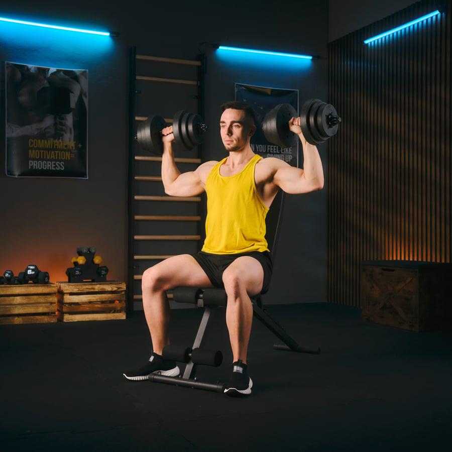 Гантели композитные регулируемые TREX Sport 2х20 кг (5125) - фото 15