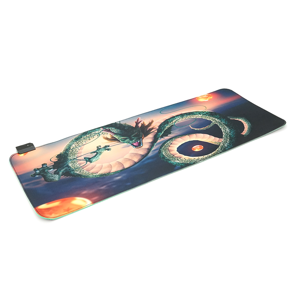 Коврик для мыши тканевый Dragon с прошивкой RGB подсветки USB 1,8м 3х300x800 мм Color Box (YUT_V7720)
