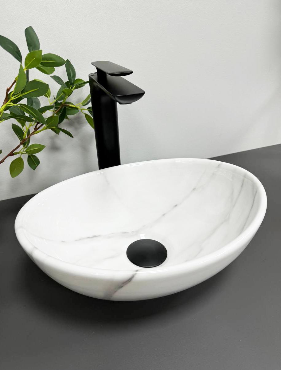ᐉ Умывальник VBI PARMA S NATURE MARBLE GLOSS накладной (VBI-011002 ...