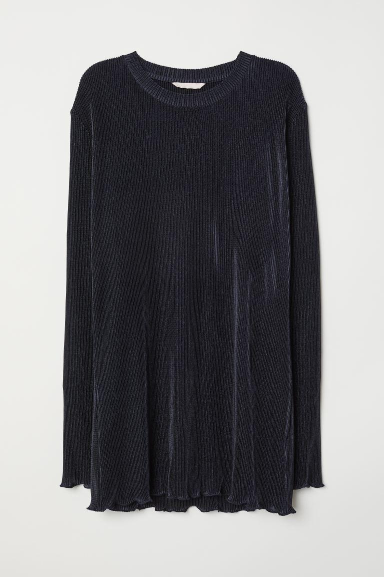 Блуза H&M р. 36 Темно-синий (7008618)