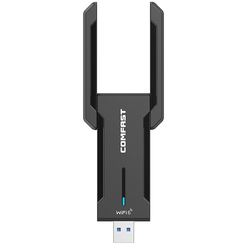 Адаптер WiFi-USB COMFAST WiFi 5374Мбит/с 2,4 ГГц 5 ГГц 6 ГГц (2558722800)