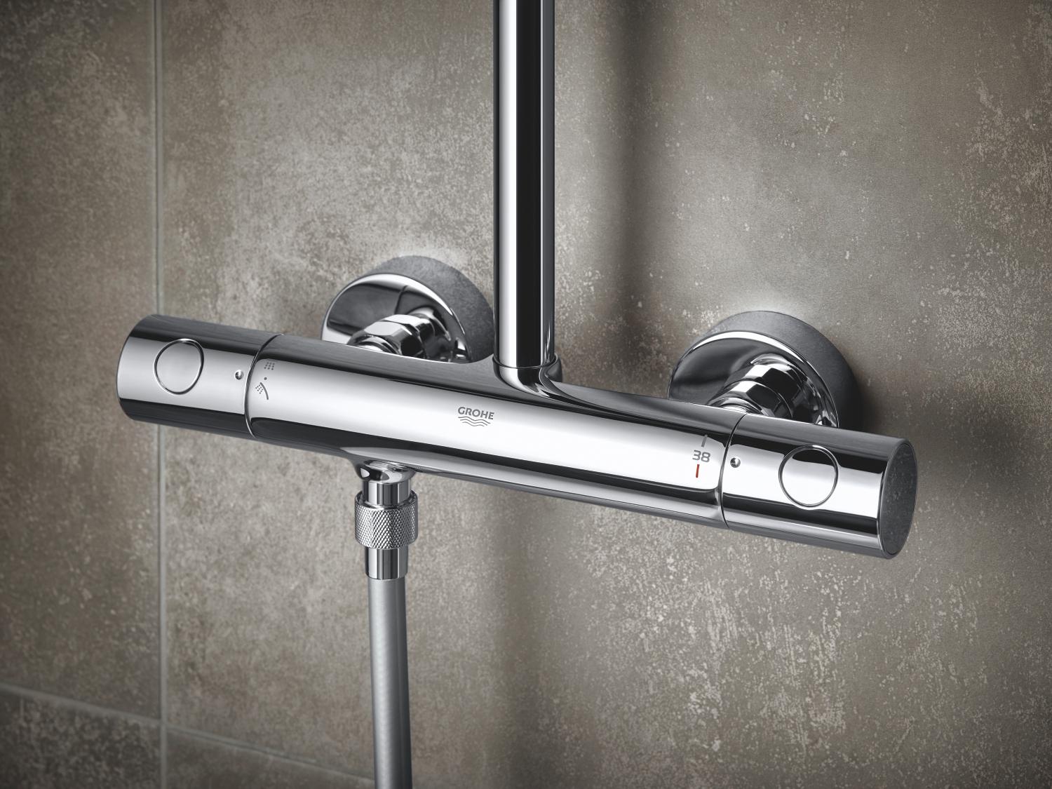 Душова система Grohe New Tempesta Cosmop System з термостатом (26670000) - фото 11