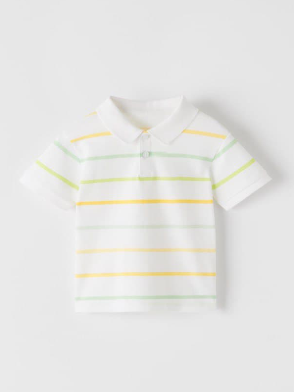 Футболка поло ZARA 4-5 лет 110 см Белый (ZR-00038)