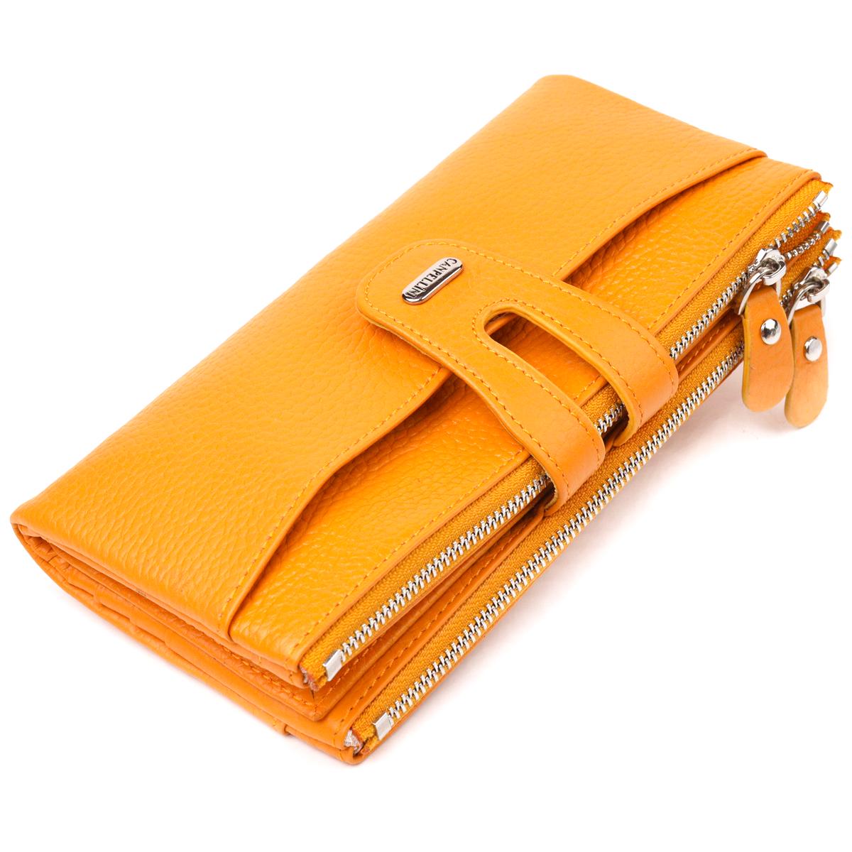 Кошелек женский CANPELLINI Wallet 21631 кожа Желтый