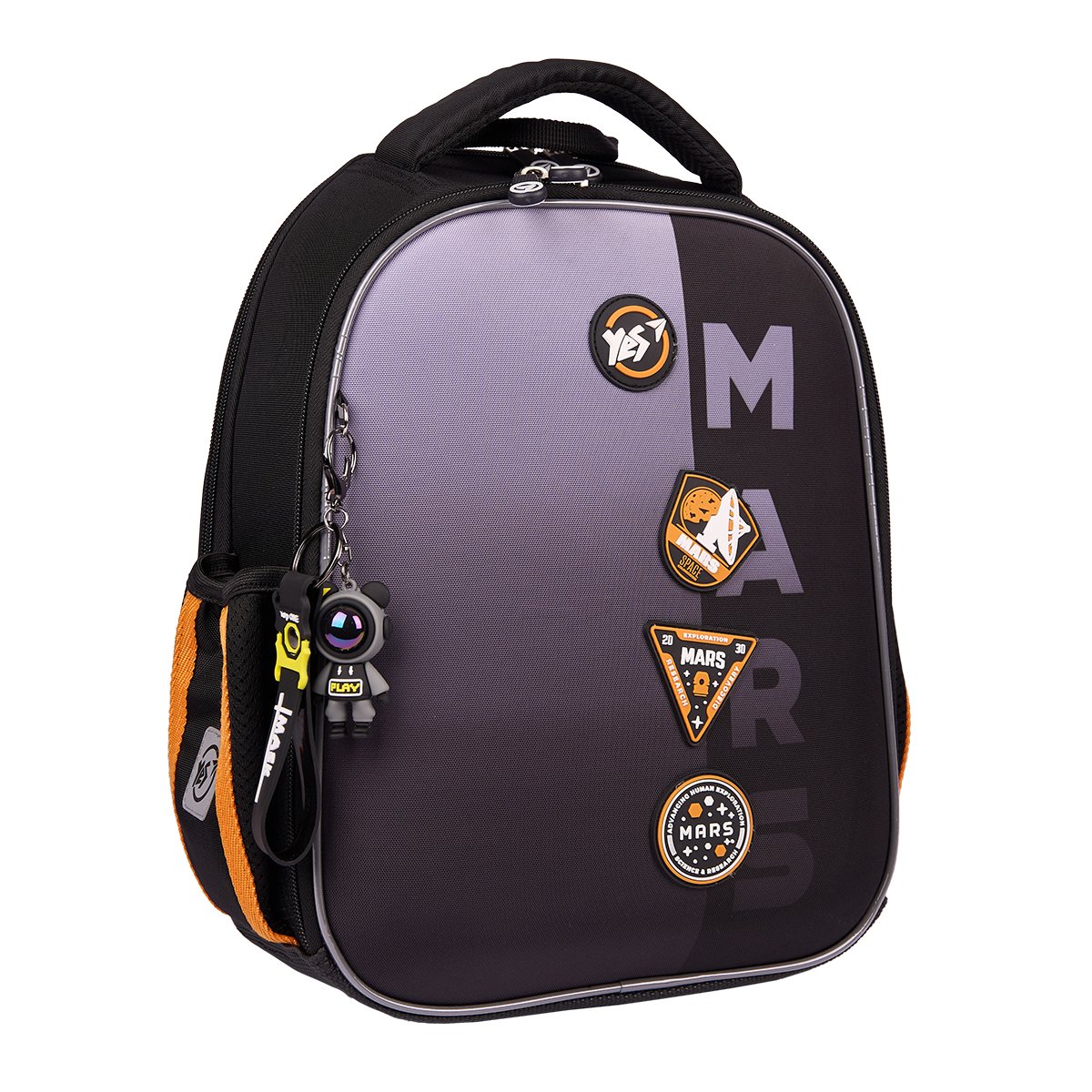 Рюкзак каркасный YES H-100 Mars 35х28х15 см Черно-сиреневый (559852)