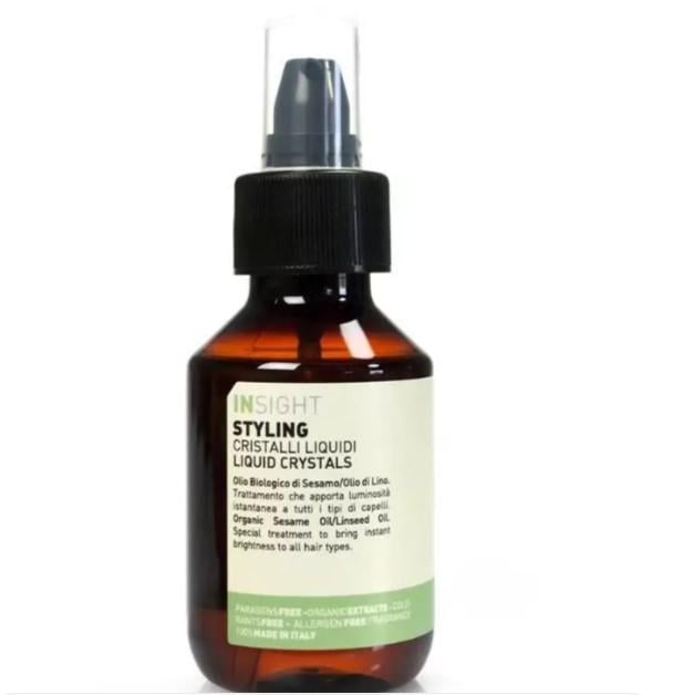 Жидкие кристаллы для волос Insight Styling Liquid Crystals с органическим кунжутным и льняным маслом