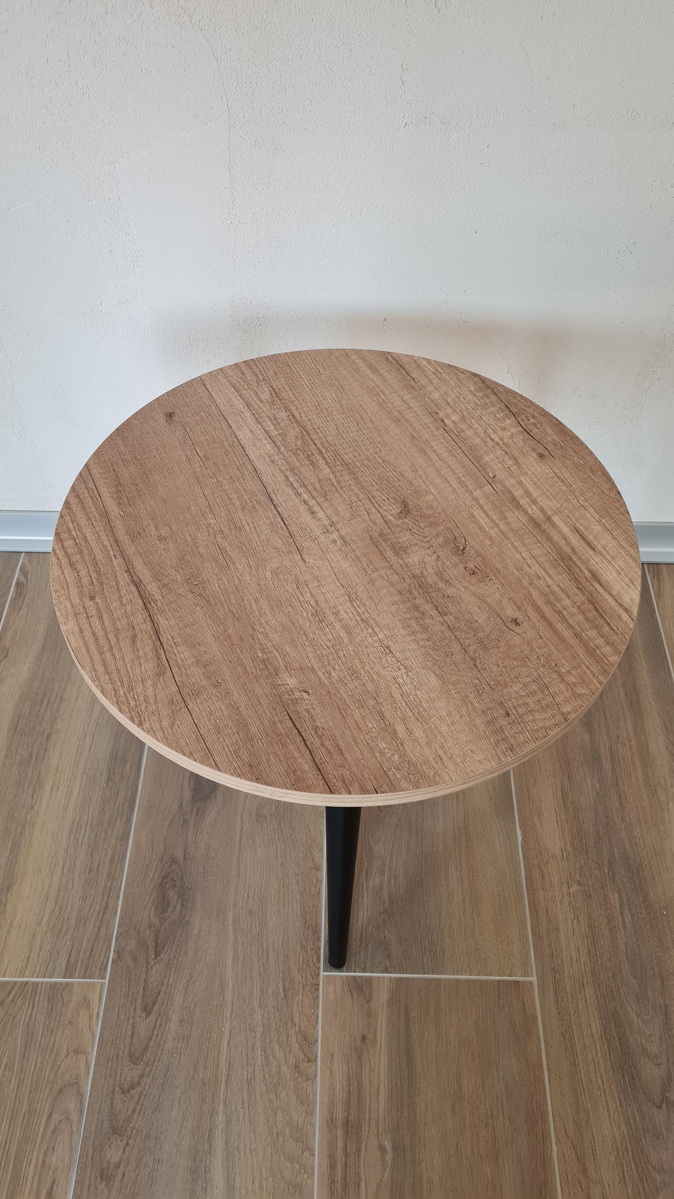 Журнальний столик Olar Round 600х430 мм Дуб Натуральний (51113) - фото 5