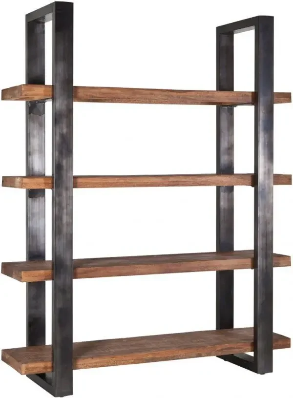 Стеллаж Loft FS541 широкий с открытыми полками для дома и офиса (3075772637)