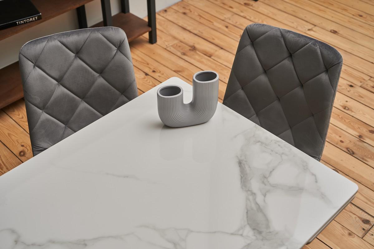 Стіл обідній розсувний Ветро 900-1400x750x750 мм Каса вайт/Сірий (TМ-80) - фото 10 Стіл обідній розсувний Ветро 900-1400x750x750 мм Каса вайт/Сірий (TМ-80) - фото 10