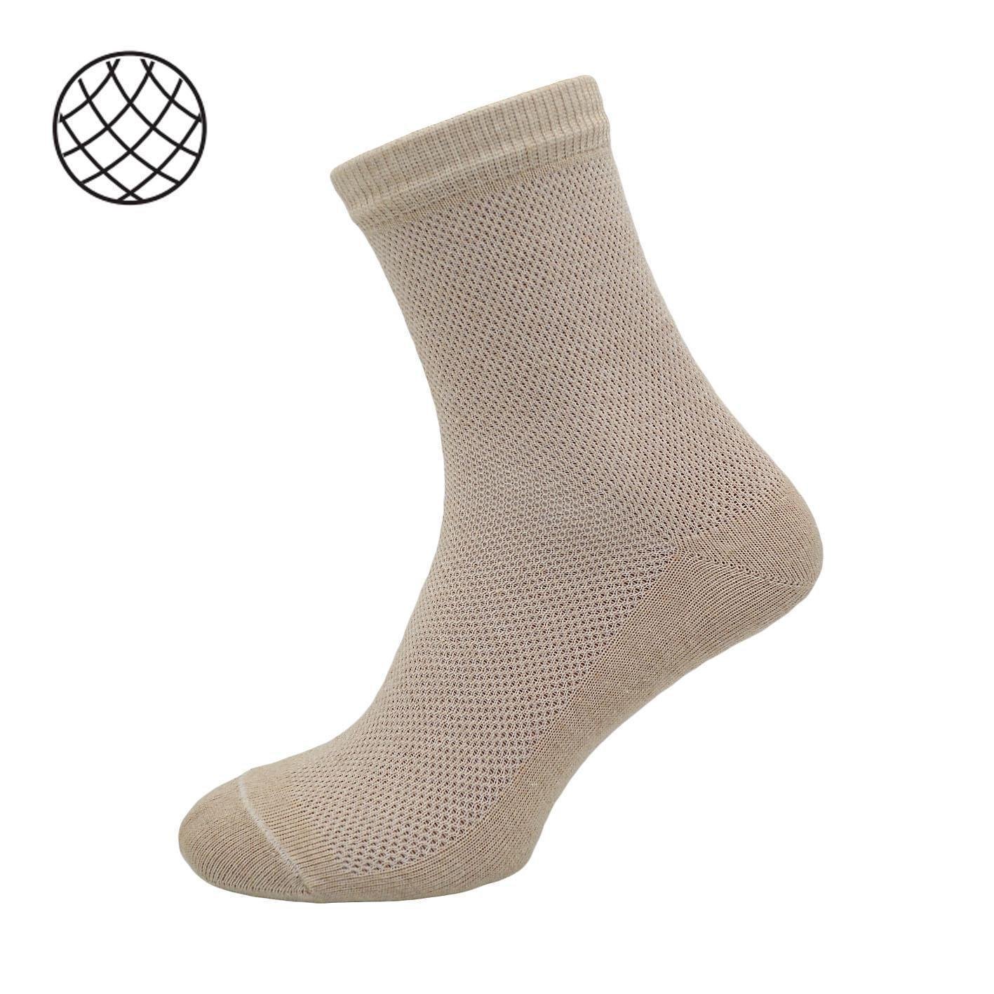 Шкарпетки чоловічі у сітку Мілес 1811 р. 25 Бежевий - фото 2