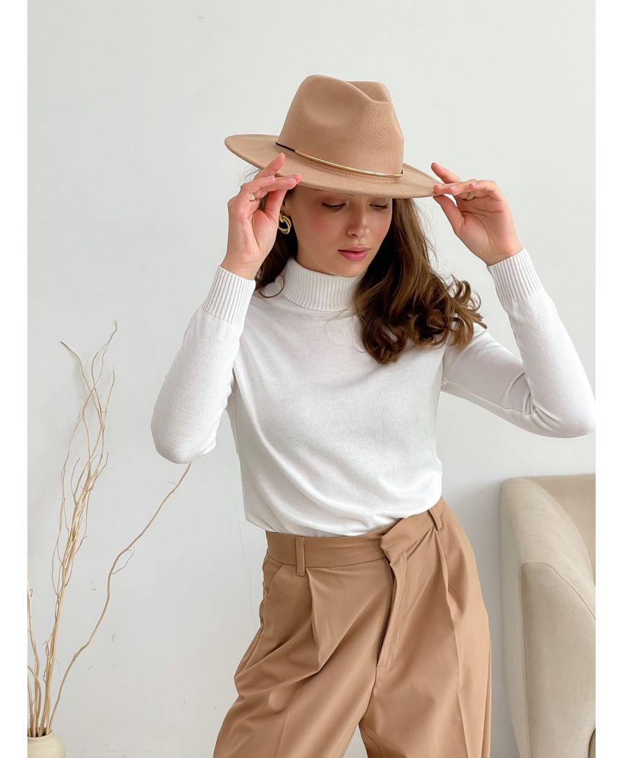 Джемпер ART KNIT M Молочний (27030) - фото 1 Джемпер ART KNIT M Молочний (27030) - фото 1