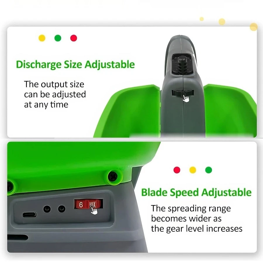 Саджалка акумуляторна SR1 з USB-зарядкою для добрив/насіння 2000 mAh - фото 4 Саджалка акумуляторна SR1 з USB-зарядкою для добрив/насіння 2000 mAh - фото 4