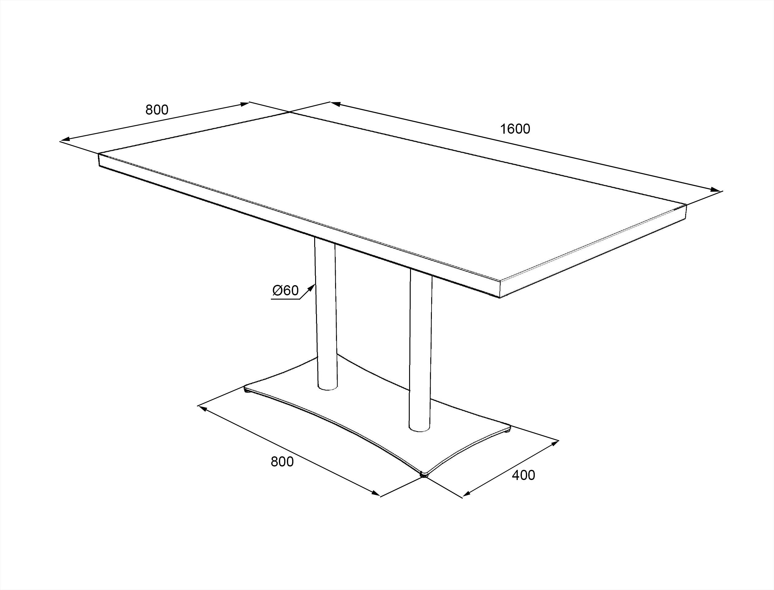 Стол прямоугольный Lofty Серия 6 из дерева столешница 1600х800 мм - фото 2 Стол прямоугольный Lofty Серия 6 из дерева столешница 1600х800 мм - фото 2