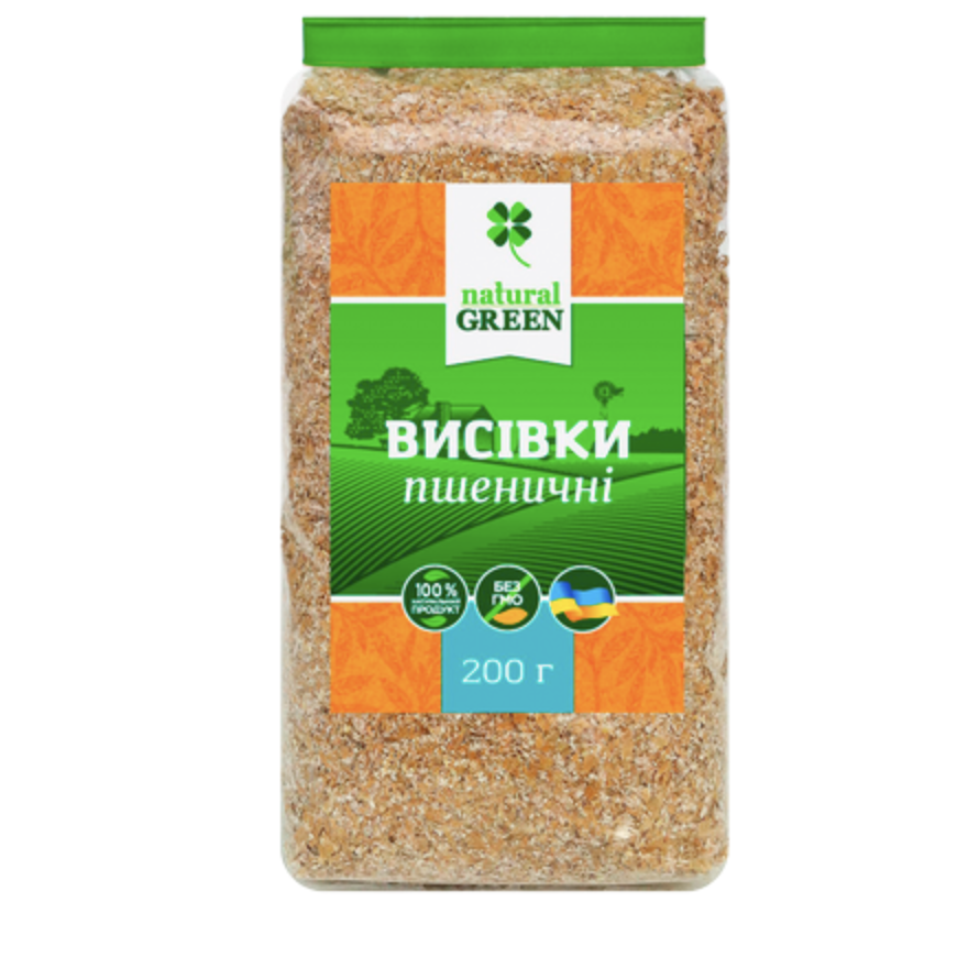 Висівки пшеничні високоякісні 200 г (8-033)