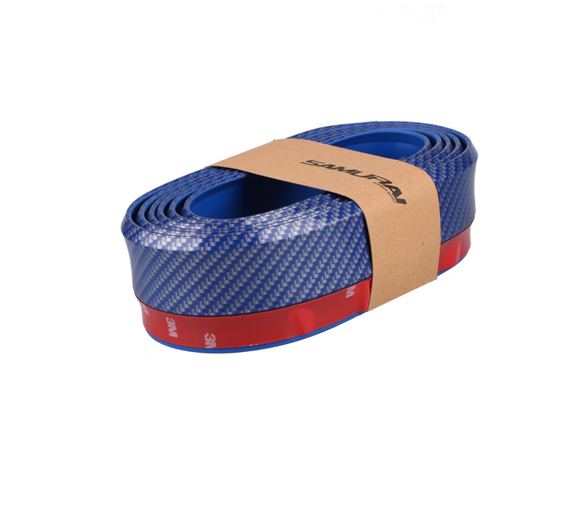 Сплиттер-губа карбоновая 2,5 м на Синий (1480721731)