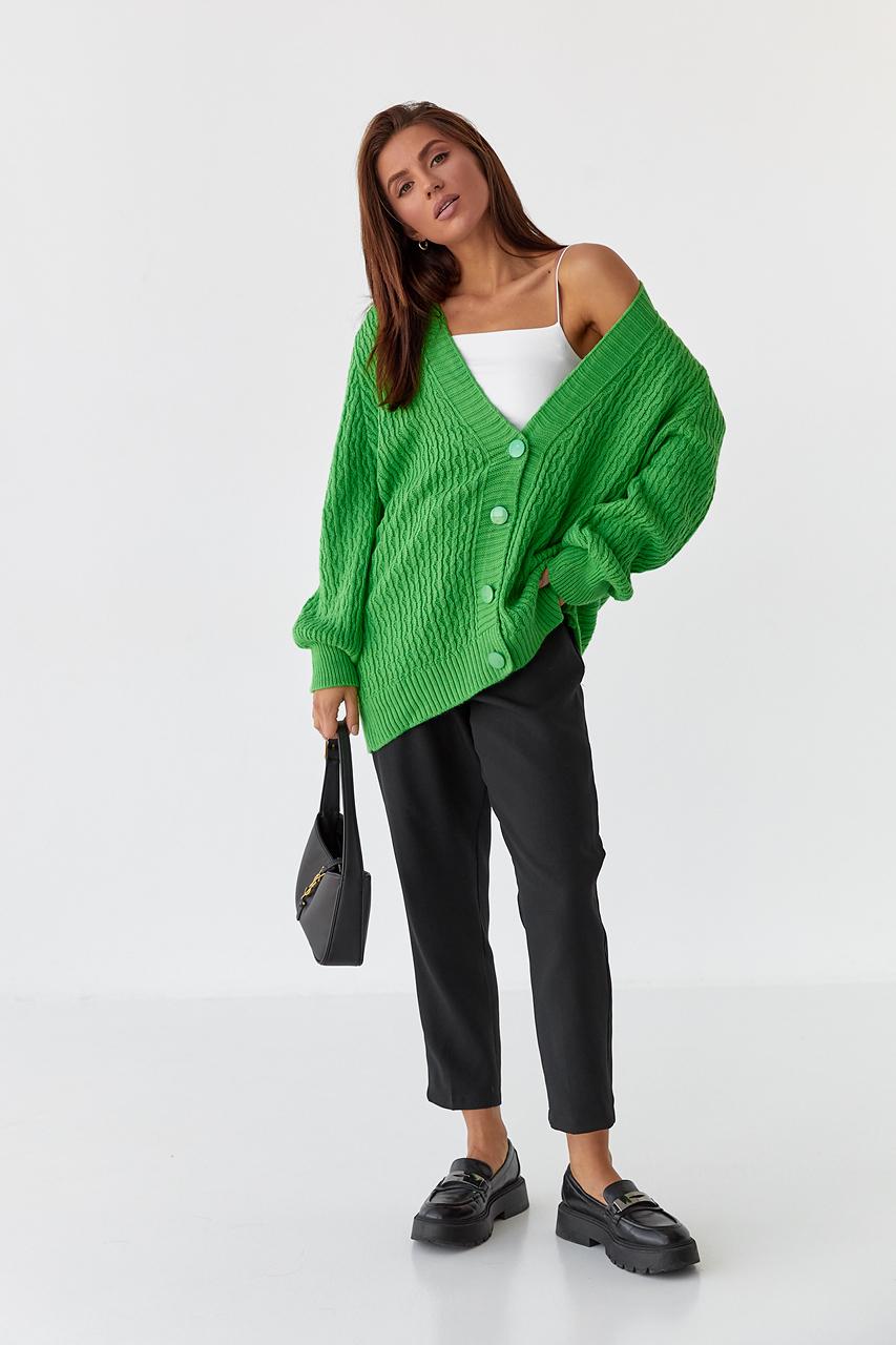 Кардиган удлиненный M Салатовый (9527890) Кардиган удлиненный M Салатовый (9527890)