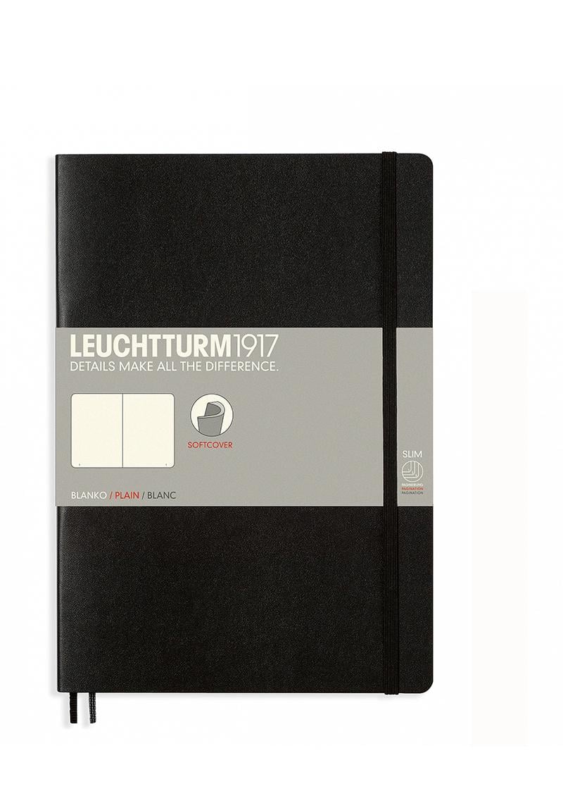 Блокнот Leuchtturm1917 Composition B5 мягкая обложка чистые листы Черный (349295)
