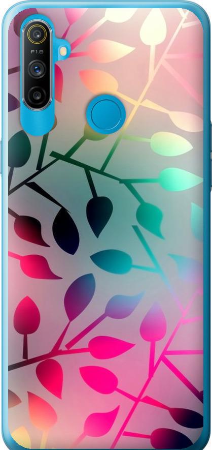 Чехол на Realme C3 Листья (2235t-1889-42517)
