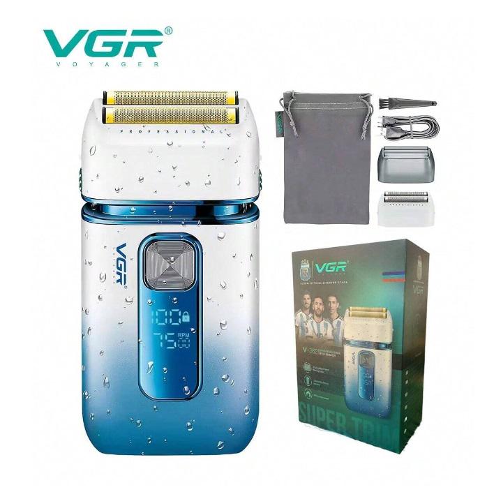 Электробритва VGR V-362 Waterproof Blue (20564257) - фото 3