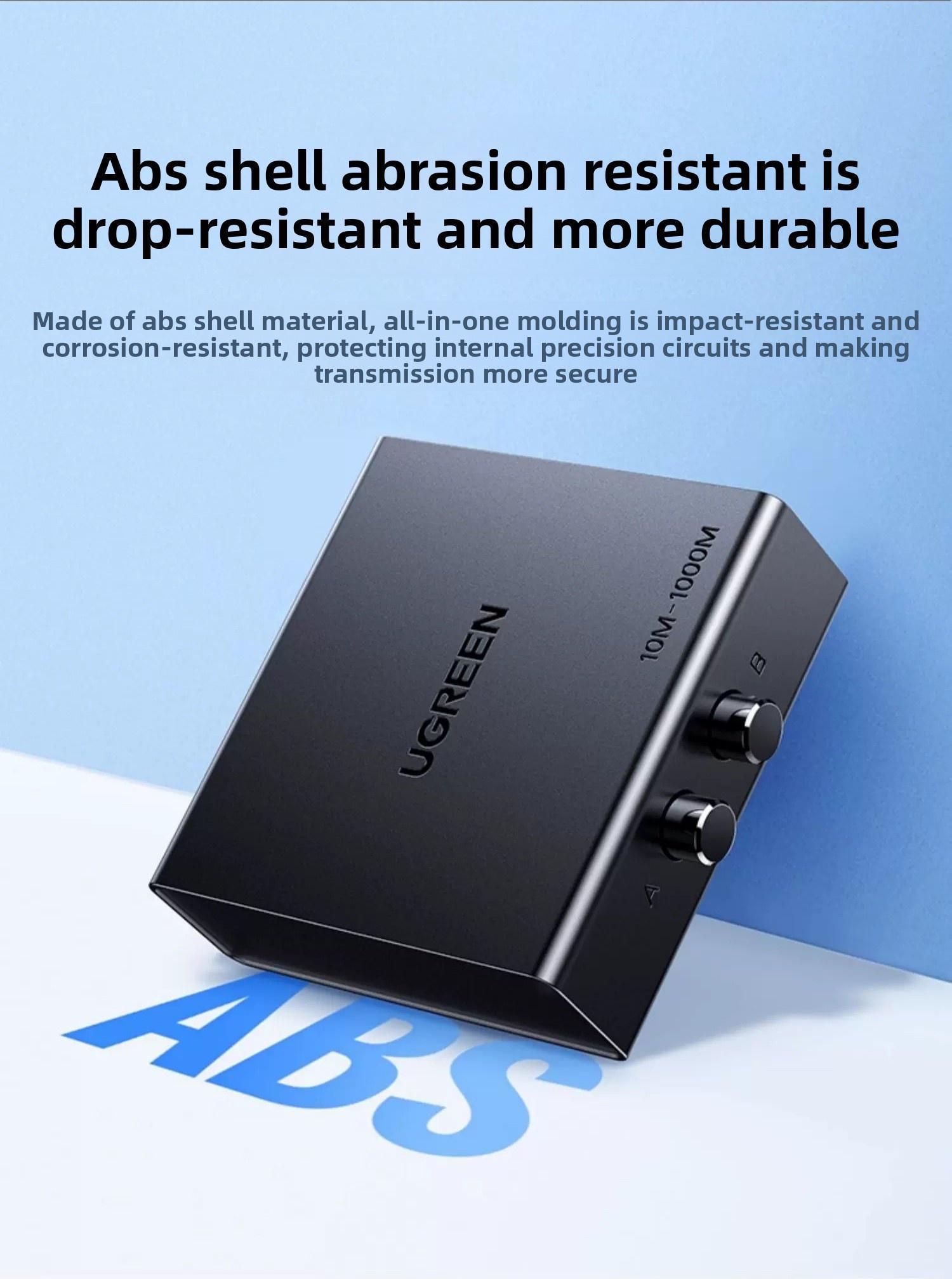 Перемикач мережевий Ugreen 2x1/1x2 1000 мбіт/с 3 порти Чорний (55472) - фото 4 Перемикач мережевий Ugreen 2x1/1x2 1000 мбіт/с 3 порти Чорний (55472) - фото 4