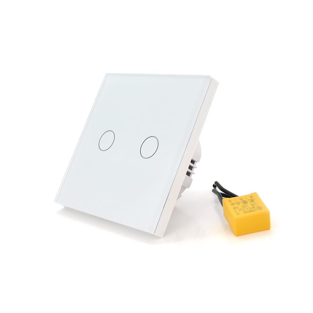Вимикач сенсорний WiFi SCRIOR 2-канальний настінний (3949)