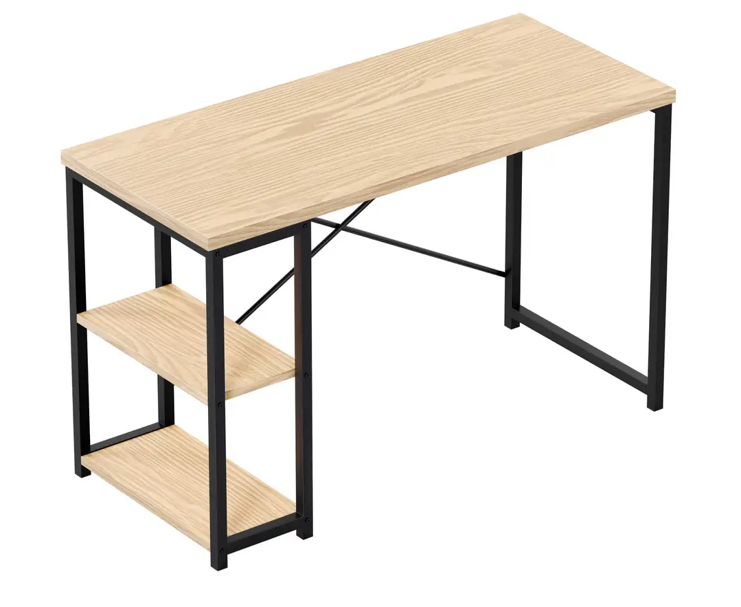 Комп'ютерний стіл MARK ADLER Loft Leader 2.0 з полицями 120x52x75 см Дуб Сонома (AN-MAL2.0OS)