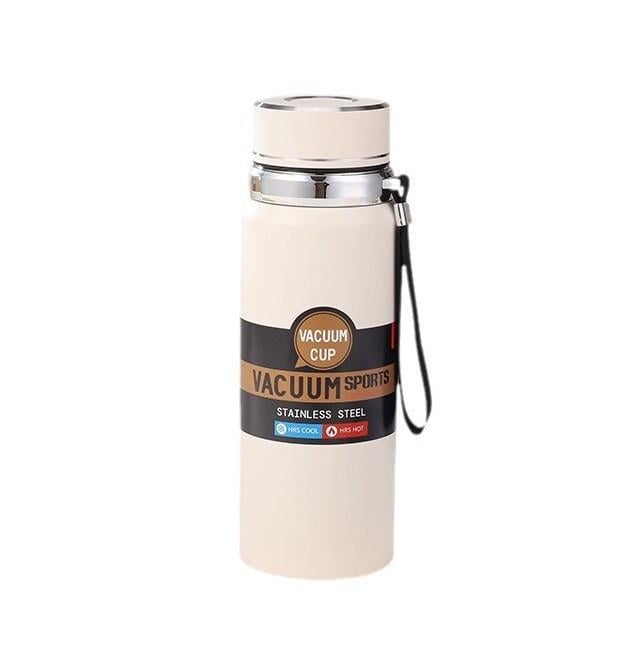 Термос Vacuum Sportsна з датчиком температури 1 л Білий (2431236533) - фото 5