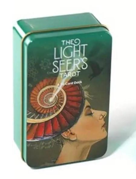 Карты Таро Светлого Проводника в жестяной коробочке с зеленым срезом (2476556645)