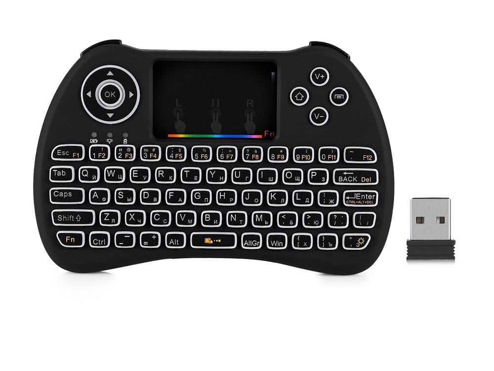 ᐉ Беспроводная мини клавиатура Mini Wireless Keyboard подсветкой для PC ...