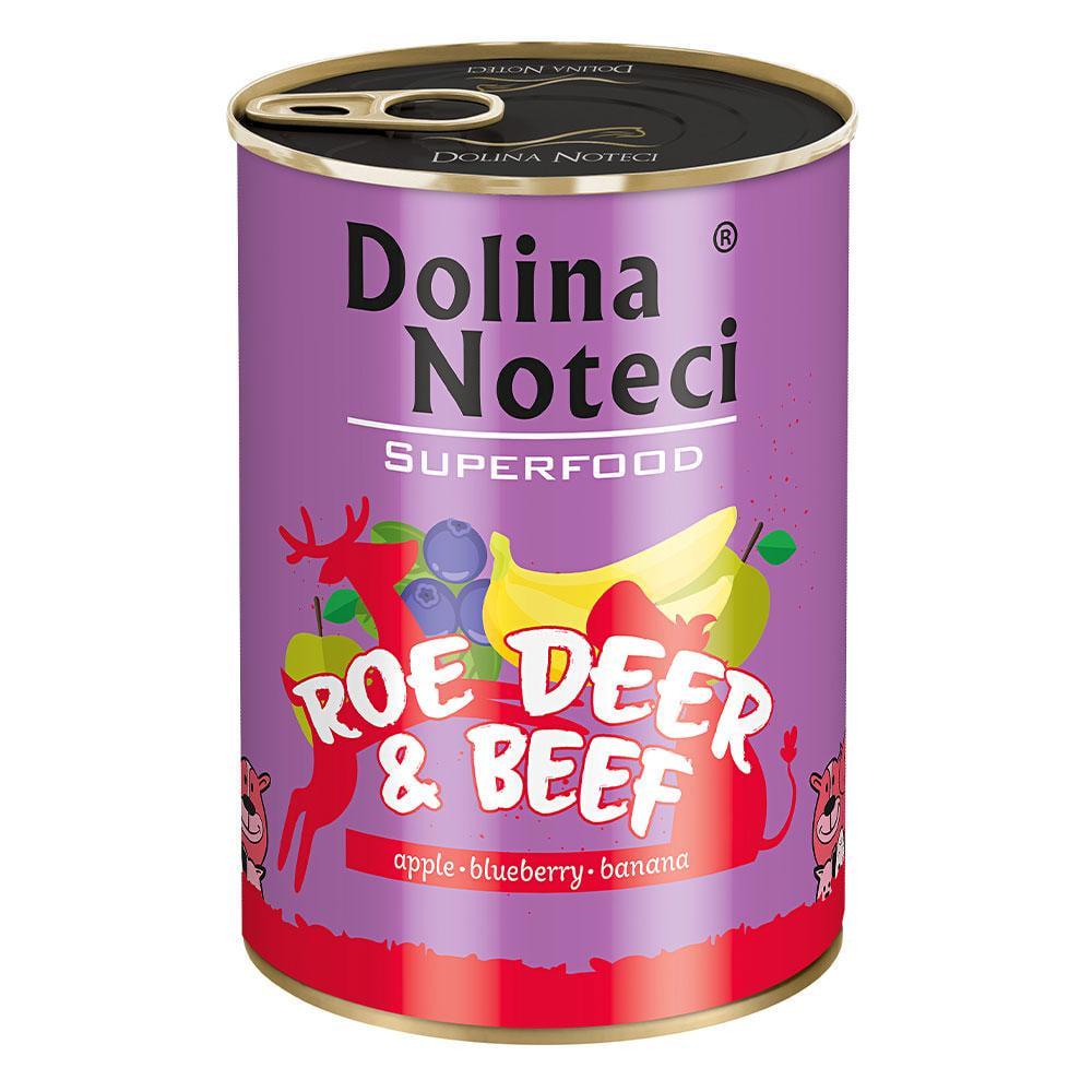 Консерва для собак Dolina Noteci Superfood Косуля и говядина 400 г