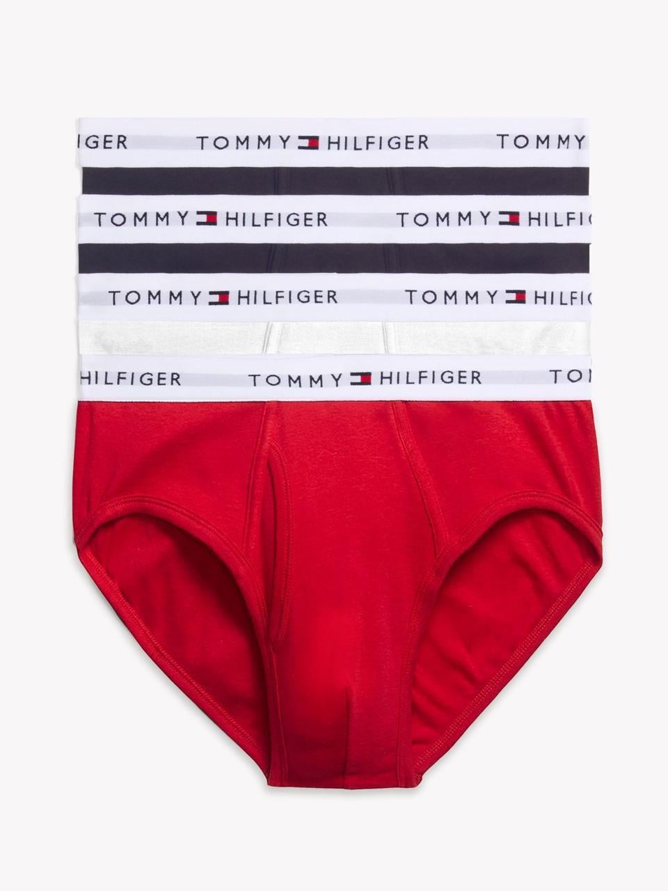 Набор мужских трусов брифов Tommy Hilfiger Classics Brief Red 4 шт. S Разноцветный (199243977632)