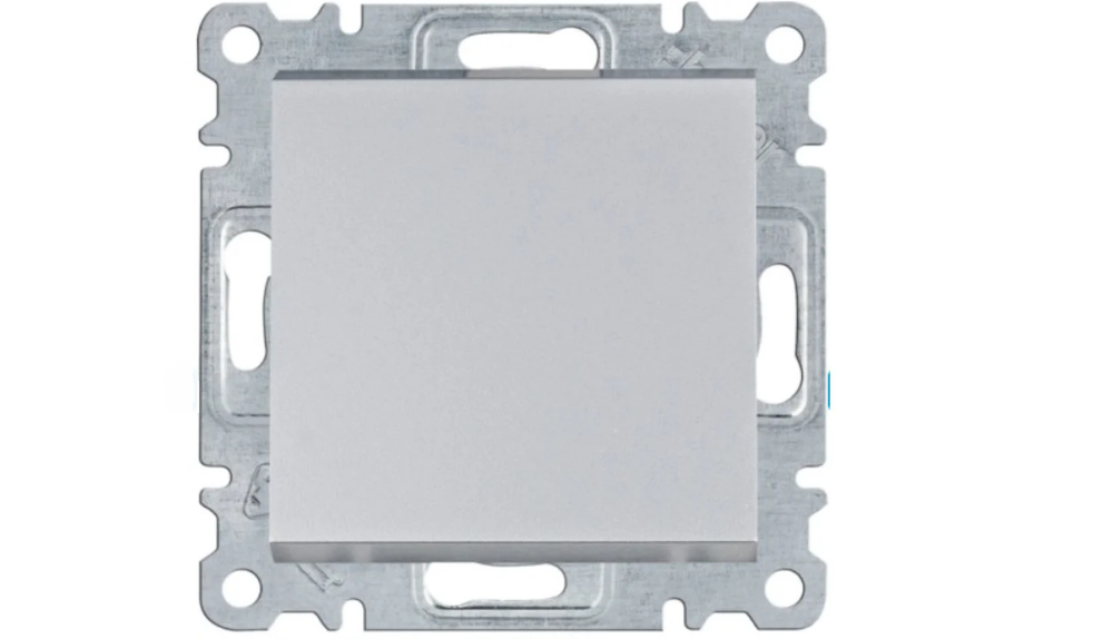 Вимикач одноклавішний Hager Lumina 10А 230V WL0010 Білий (35876025)