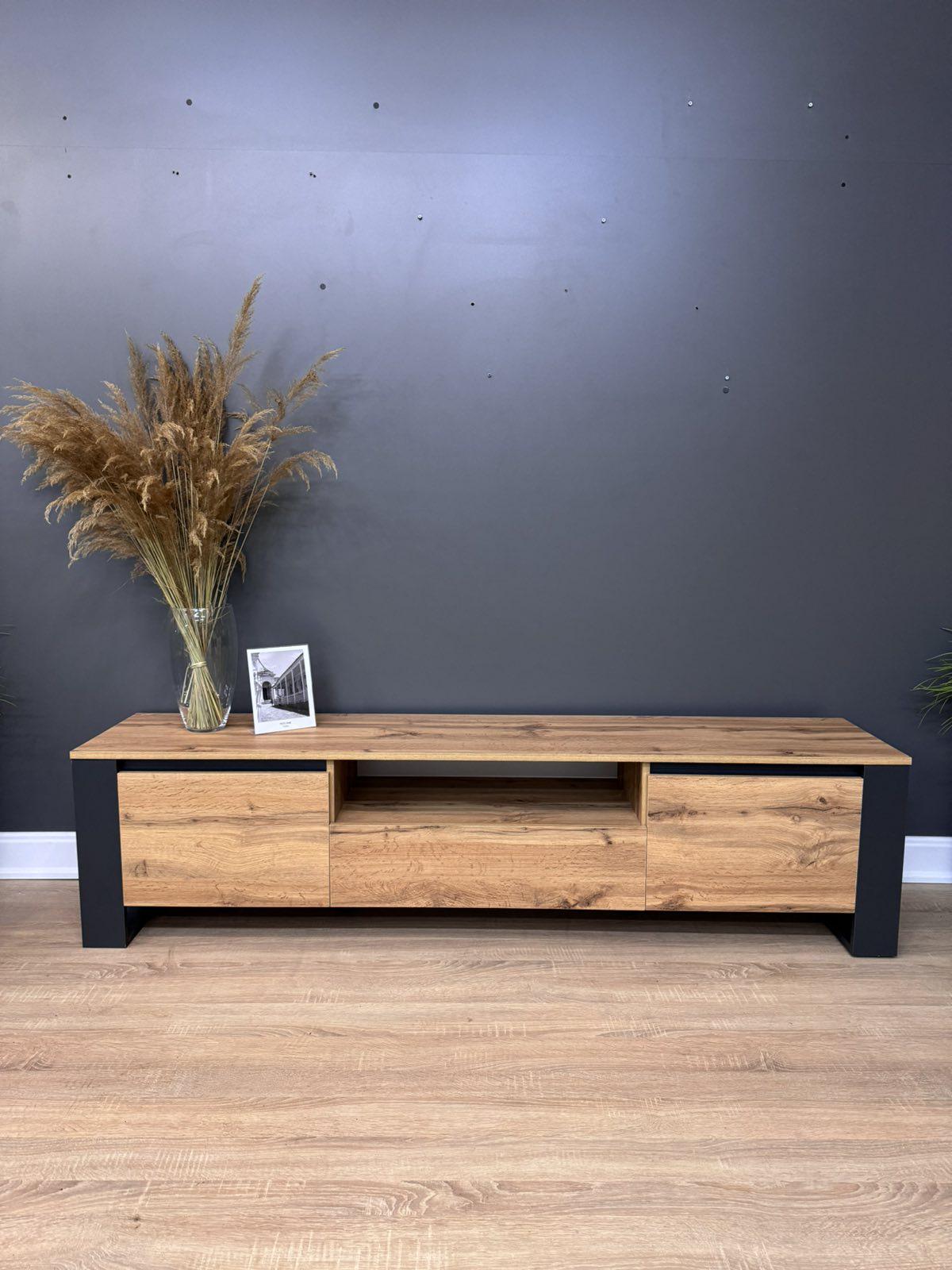 Тумба Одіссей ЛДСП Аппалачі/Антрацит (5290)