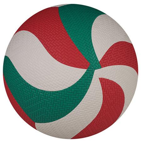 Мяч волейбольный Ronex 5000PU Красный/Белый/Зеленый (RX-V5M5000R) - фото 2 Мяч волейбольный Ronex 5000PU Красный/Белый/Зеленый (RX-V5M5000R) - фото 2