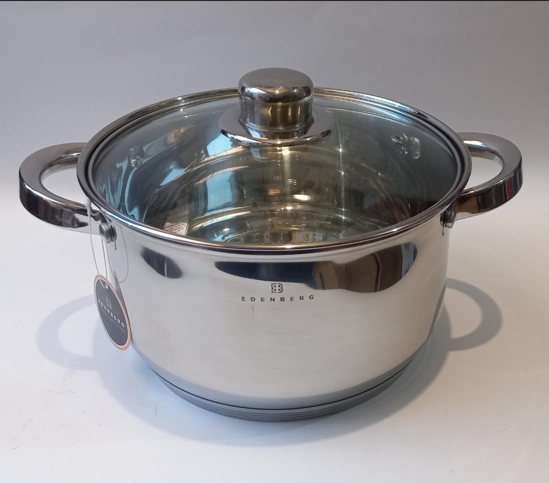 Набір каструль з кришками Edenberg EB-3734 із нержавіючої сталі 8 пр. (57-46-EB-3734) - фото 5 Набір каструль з кришками Edenberg EB-3734 із нержавіючої сталі 8 пр. (57-46-EB-3734) - фото 5