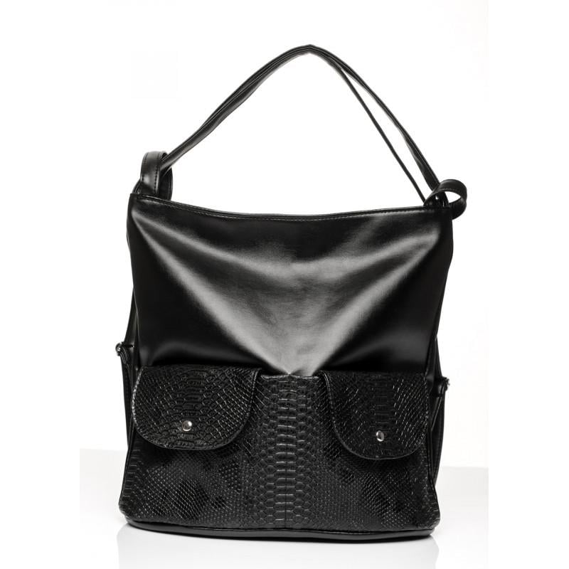 Рюкзак женский Sambag Asti XKH Принт крокодила 37x36x14 см