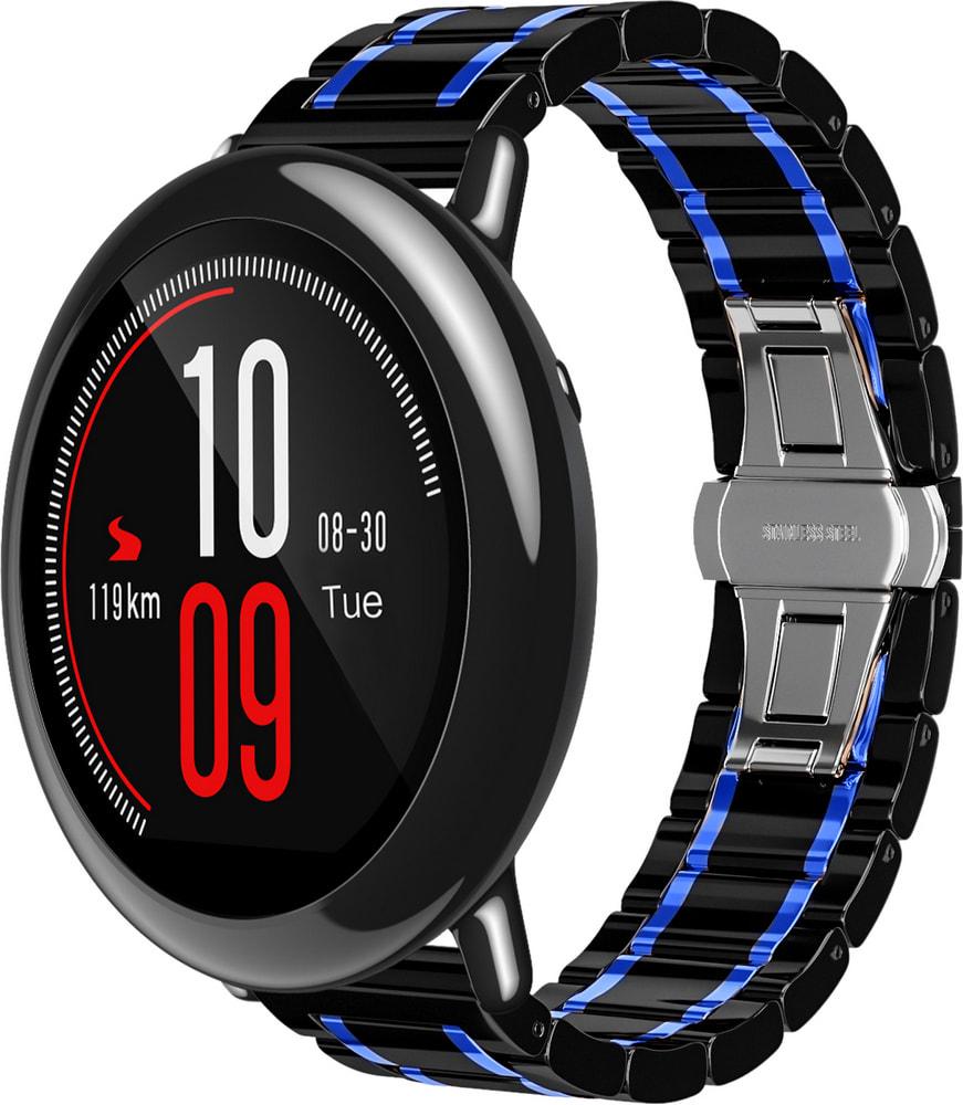 Ремешок керамический Ceramo для Amazfit Pace Black/Blue (28706-43)