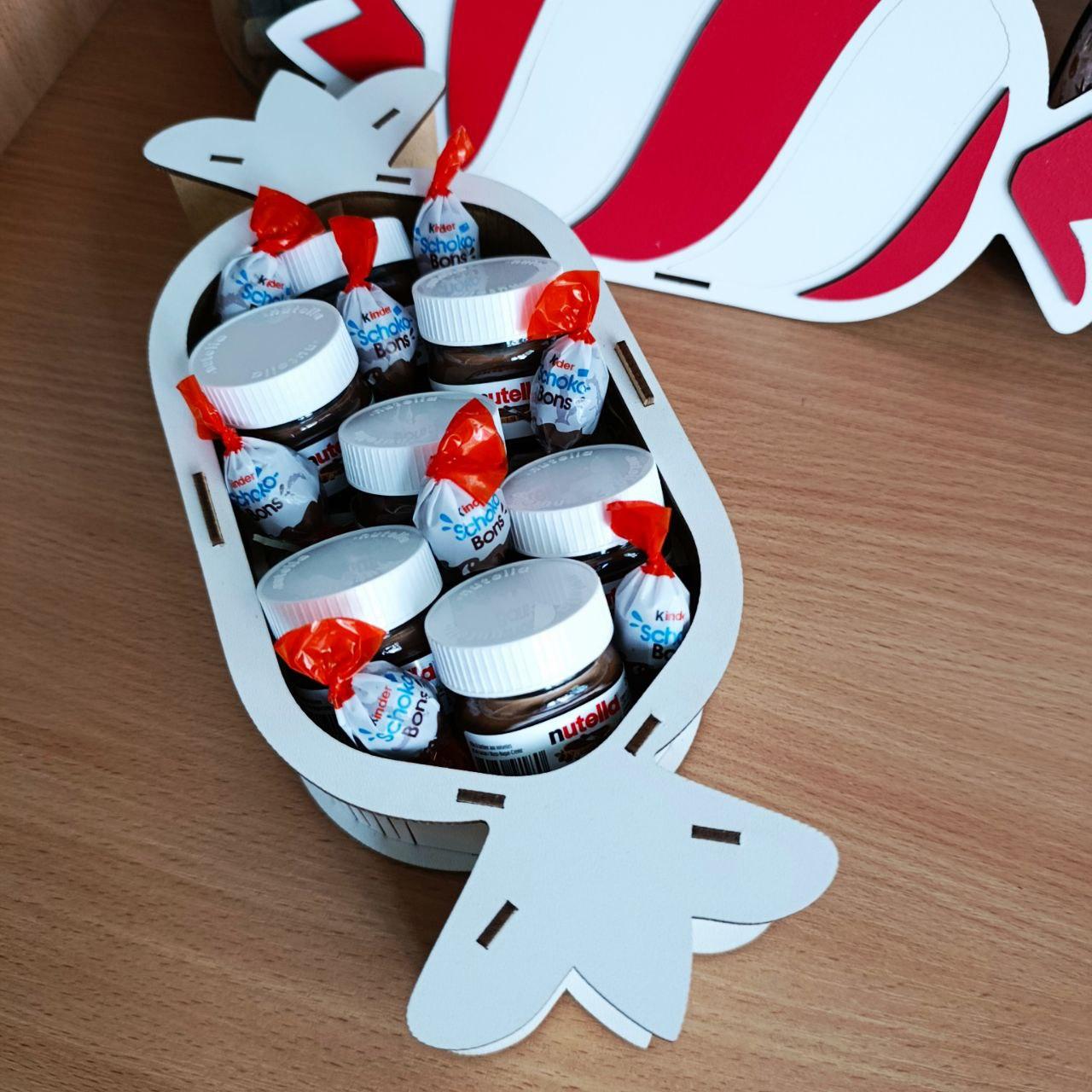 Бокс с сладостями для ребенка/девушки на день рождения/новый год/8 марта (ar268)