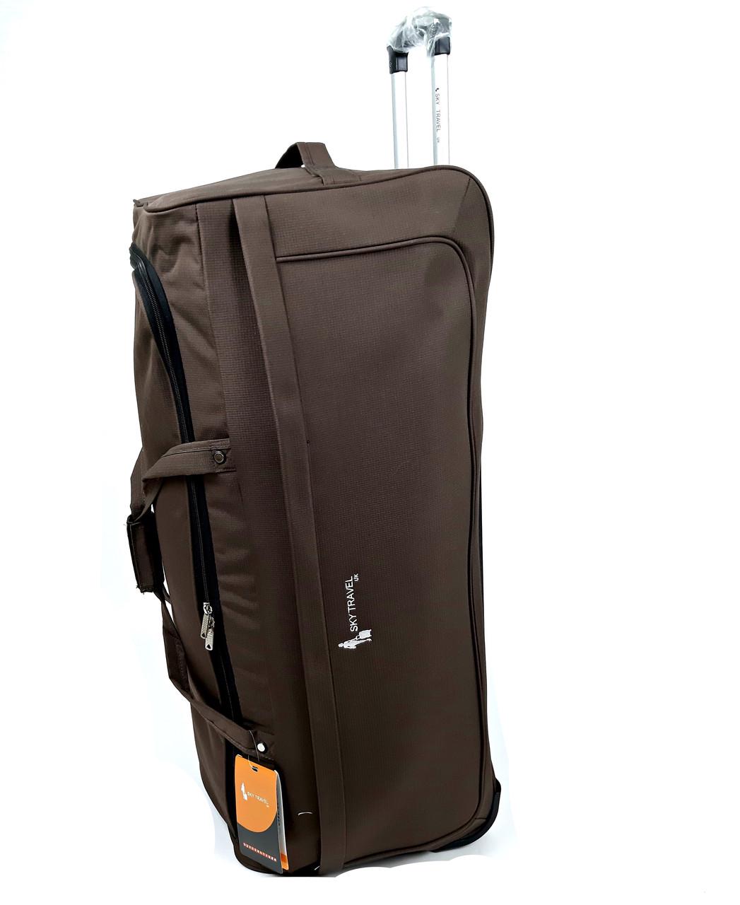 Сумка дорожня Sky Travel 62х31х28 см 60 л Коричневий (1053) - фото 2 Сумка дорожня Sky Travel 62х31х28 см 60 л Коричневий (1053) - фото 2