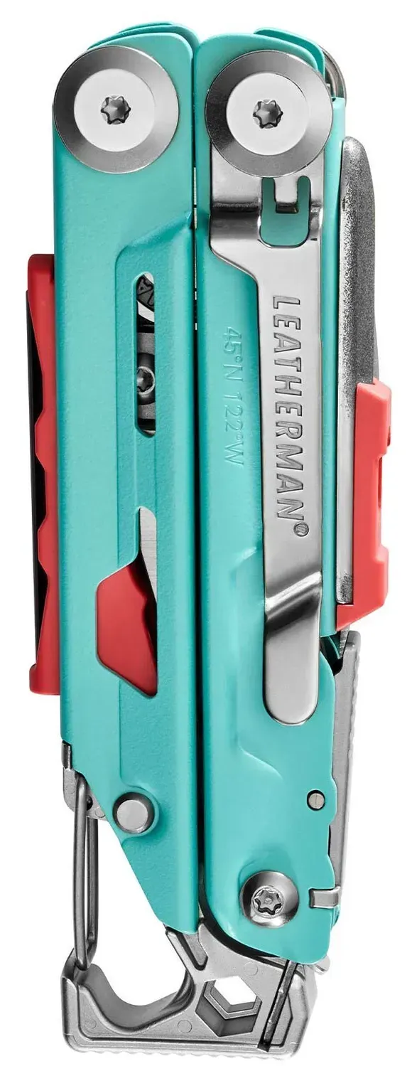 Мультитул Leatherman Signal 19 інструментів з чохлом Aqua/Silver (26258094) - фото 4