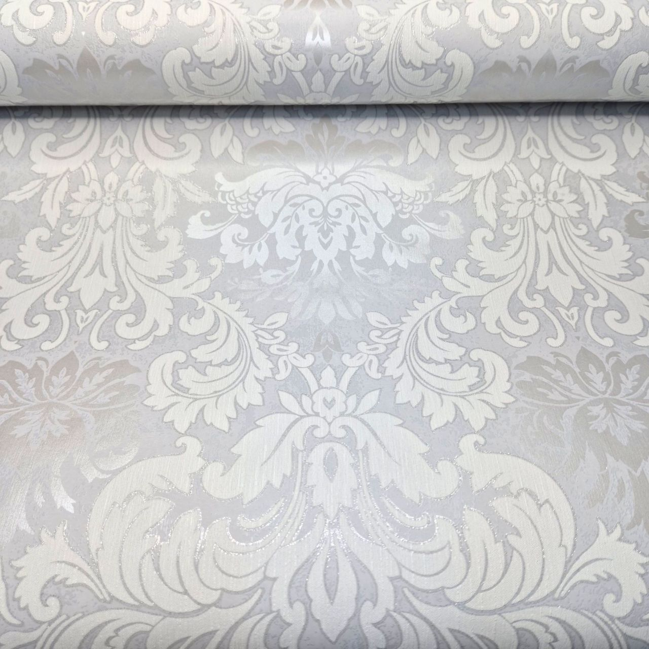 Обои виниловые Marburg Классика дамаск на флизелиновой основе 10,05x1,06 м Серый (33620) - фото 3 Обои виниловые Marburg Классика дамаск на флизелиновой основе 10,05x1,06 м Серый (33620) - фото 3